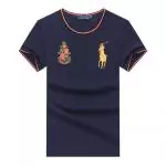 ralph lauren t-shirt with logo pony electric rust r66260 bleu